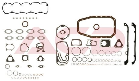 Комплект прокладок, двигатель AJUSA 51014100