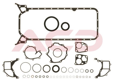 Набір прокладок, блок-картер двигателя AJUSA 54039900
