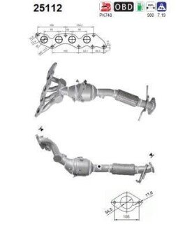 Автозапчасть AS-PL 25112