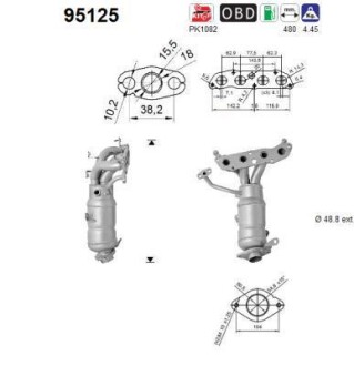 Автозапчасть AS-PL 95125