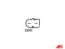Генератор VA 12V-150A-6gr, TG15C094 (COM)(LIN:A33LMH) Audi,VW 2.7TDi/3.2FSi AS-PL A3121 (фото 5)