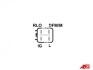 Генератор ND 12V-100A-7gr, 104210-4520, A1965 (RLO-IG-L-DFM), TOYOTA 2.0/2.2D AS-PL A6052(DENSO) (фото 4)