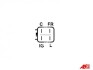 Генератор ND 104210-9150 Toyota Avanza 1.3, 1.5 AS-PL A6180 (фото 5)