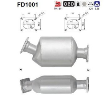 Автозапчасть AS-PL FD1001