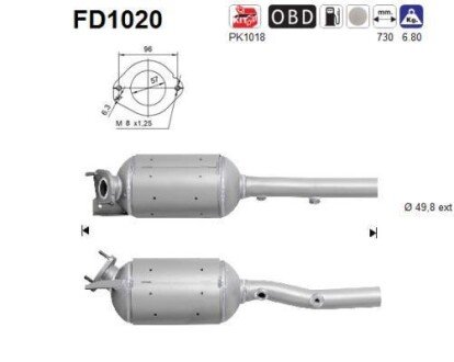 Автозапчасть AS-PL FD1020