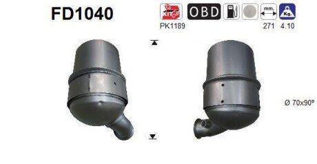 Автозапчасть AS-PL FD1040
