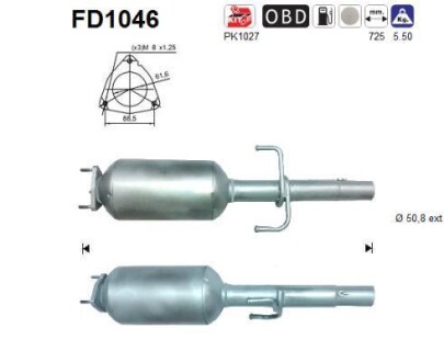 Автозапчасть AS-PL FD1046