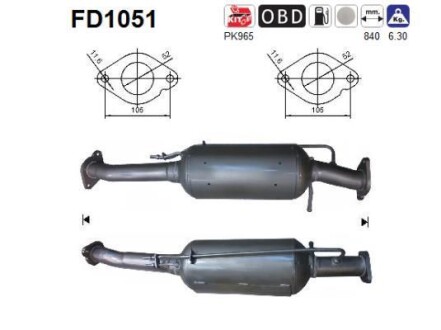 Автозапчасть AS-PL FD1051