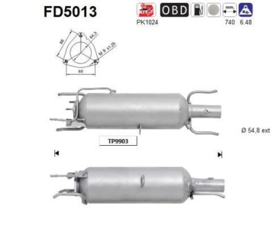 Автозапчасть AS-PL FD5013