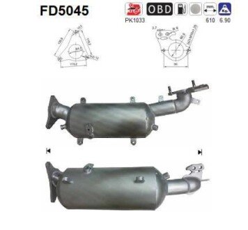 Автозапчасть AS-PL FD5045