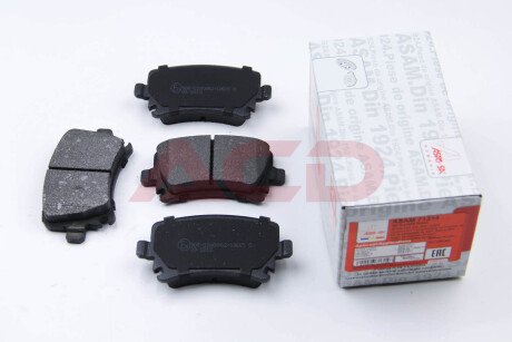 Колодки тормозные задние Caddy III,Golf V,Audi A4, Skoda Octavia 03- ASAM 71314