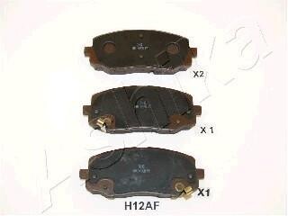 Гальмівні колодки, дискове гальмо (набір) ASHIKA 500HH12