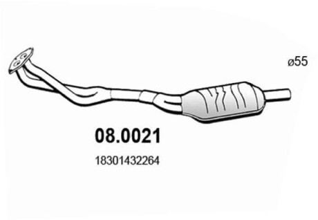 Каталізатор ASSO 08.0021