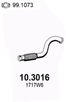 Выпускной трубопровод ASSO 10.3016