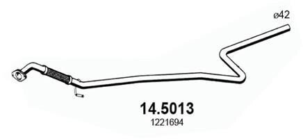 Выпускной трубопровод ASSO 14.5013