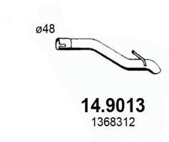 Труба выхлопного газа ASSO 14.9013