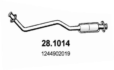 Выпускной трубопровод ASSO 281014