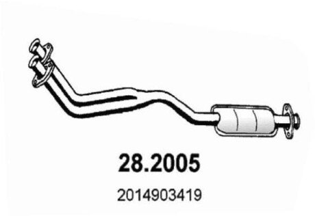 Выпускной трубопровод ASSO 282005