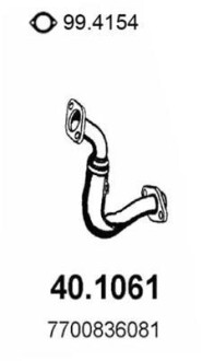 Випускний трубопровід ASSO 401061