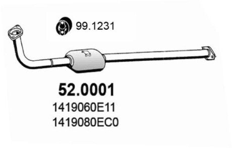 Катализатор ASSO 520001