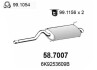 Глушитель выхлопных газов конечный ASSO 58.7007 (фото 1)