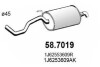 Глушитель выхлопных газов конечный ASSO 587019 (фото 1)