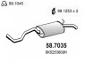 Глушитель выхлопных газов конечный ASSO 587035 (фото 1)