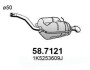 Глушитель выхлопных газов конечный ASSO 58.7121 (фото 1)