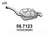 Глушитель выхлопных газов конечный ASSO 58.7123 (фото 1)