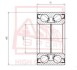 ПОДШИПНИК СТУПИЧНЫЙ ПЕРЕДНИЙ 43X82X45X45 (TOYOTA ALTEZZA/ALTEZZA GITA GXE15/JCE15 4WD 1998-2005 TOYOTA ARISTO JZS143 4WD 1991-1997 TOYOTA CAMRY ACV30/MCV30 2001-2006 TOYOTA MARK 2/CHAISER/CRESTA GX105 4WD 1996-2001 TOYOTA RAV4) ASVA DAC43820045 (фото 1)