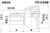 ШРУС НАРУЖНЫЙ 28X57.5X40 (FORD MONDEO CA2 2007-) ASVA FD-CA2B (фото 1)