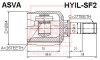ШРУС ВНУТРЕННИЙ ЛЕВЫЙ 26X41X27 (HYUNDAI SANTA FE (BB) 2000-2006) ASVA HYIL-SF2 (фото 1)
