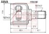 ШРУС ВНУТРЕННИЙ 25X41X27 (HYUNDAI NF SONATA 2005-) ASVA HYIU-NF (фото 1)