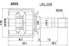 ШРУС ВНУТРЕННИЙ ЗАДНИЙ ЛЕВЫЙ С БЛОКИРОВКОЙ 30x44x31 (LAND ROVER DISCOVERY III 2005-2009) ASVA LRIL-D3R (фото 1)