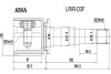ШРУС ВНУТРЕННИЙ ПРАВЫЙ 27X44X29 (LAND ROVER DISCOVERY III 2005-2009) ASVA LRIR-D3F (фото 1)