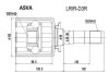 ШРУС ВНУТРЕННИЙ ЗАДНИЙ ПРАВЫЙ С БЛОКИРОВКОЙ 30x44x31 (LAND ROVER DISCOVERY III 2005-2009) ASVA LRIR-D3R (фото 1)