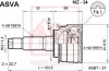 ШРУС НАРУЖНЫЙ 22X56X26 (MAZDA 323 BA 1994-1998) ASVA MZ-24 (фото 1)