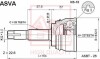 ШРУС НАРУЖНЫЙ 22x55x25 (NISSAN ALMERA N15 1995-2000) ASVA NS-13 (фото 1)