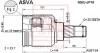 ØÐÓÑ ÂÍÓÒÐÅÍÍÈÉ 23x40x25 (NISSAN ALMERA N16 (UKP) 2000-2006) ASVA NSIU-JP16 (фото 1)