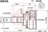 ШРУС НАРУЖНЫЙ 24x56x26 (TOYOTA AVENSIS AT220/ZZT220 1997-2003) ASVA TY-56A48 (фото 1)