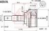 ШРУС НАРУЖНЫЙ 32X56X26 (TOYOTA CARINA E(UKP) AT190/ST190 1992-1997) ASVA TY-CE1A48 (фото 1)