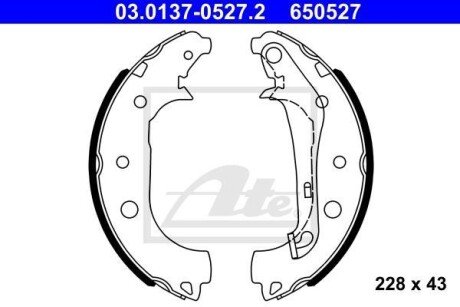 Автозапчасть ATE 03.0137-0527.2