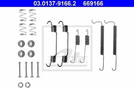 Комплектующие, тормозная колодка ATE 03013791662