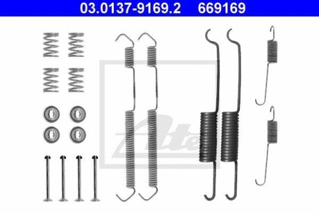 Комплектующие, тормозная колодка ATE 03013791692