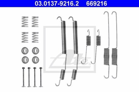 Комплектующие, тормозная колодка ATE 03.0137-9216.2