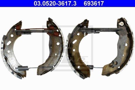 Комплект тормозных колодок ATE 03.0520-3617.3