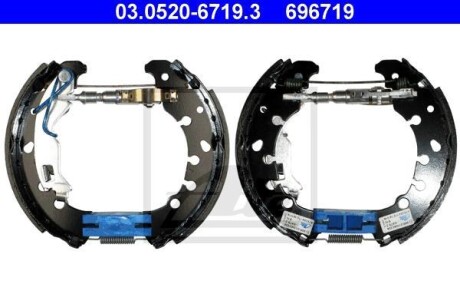 Гальмівні колодки (набір) ATE 03.0520-6719.3