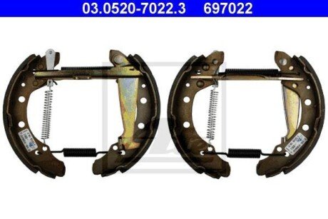 Комплект тормозных колодок ATE 03.0520-7022.3