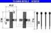 Комплектующие, колодки дискового тормоза ATE 13.0460-0018.2 (фото 1)