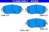 Комплект гальмівних колодок з 4 шт. дисків ATE 13046055002 (фото 1)